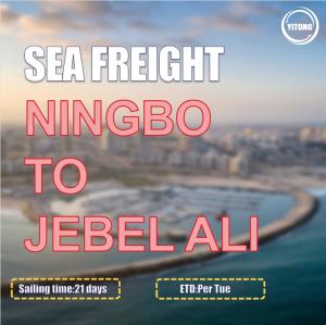 China COSCO Liner International Sea Freight Companies From Ningbo To Jebel Ali UAE on sale