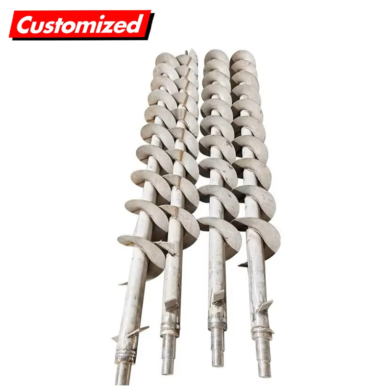 Stainless Steel Screw Flight Auger Blade Sectional Spiral Blade Helical Flight