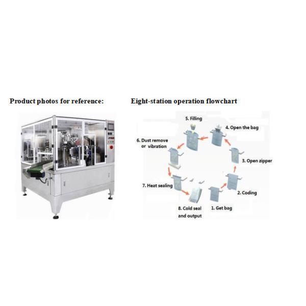 Automatic Nuts Cookie Premade Bag Packing Machine Multihead Weigher