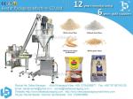 Automatic powder packing machine flour packaging machine with auger filler and