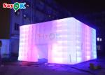 Customized Air Cube Tent Inflatable Nightclub Wedding Photo Booth With Colorful