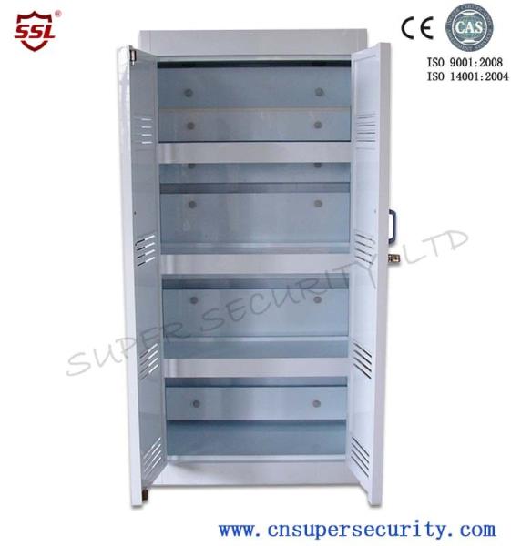 Laboratory Medicine Medical Supply Storage Cabinet With Double Glass Door for