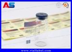 Economic Transparent 10ml Bottle Label Clear 10ml Vial Labels Custom Design