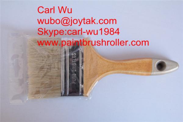 Natural pure bristle Chinese bristle synthetic mix paint brush wood handle
