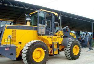 Large Case Compact Wheel Loader With Air Conditioning High Stength