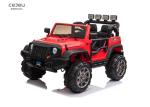 EN62115 Kids Ride On Toy Car Pink Power Wheels Jeep 2 Seater With Music Player