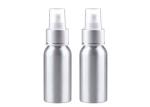 Free Sample Aluminum Sunscreen Spray Bottle 100ml 120ml With Fine Mist Sprayer