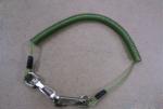 140MM Green PU Coated Coil Safety Tool Lanyard for Hand Tools