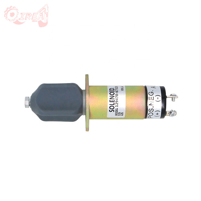 1502-12D6U1B1S1A Excavator Electrical Parts 12V 24V Diesel Engine Fuel Shut Off Solenoid Valve