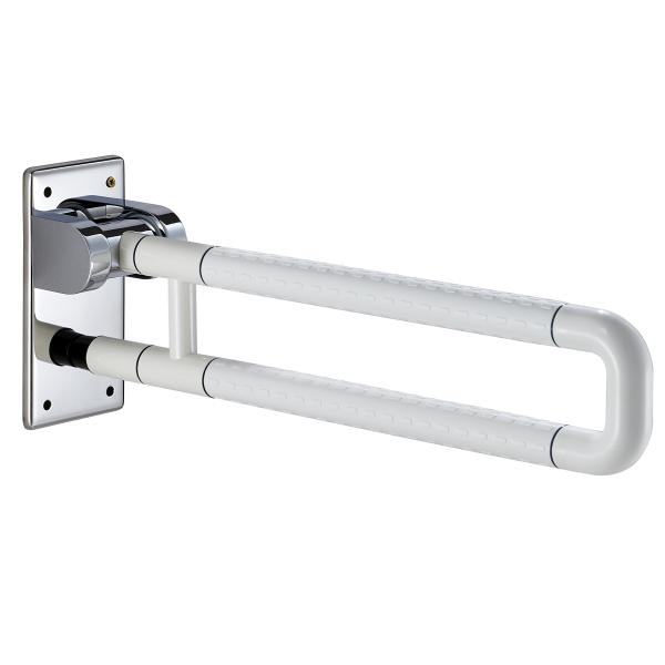 Toilet Safety Grab Bars ABS SUS304 For Elderly Foldable Barrier Free Non Slip
