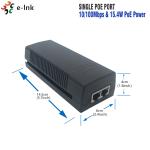 10/100m Poe Injector Ieee802.3af 15.4w Dc 48v