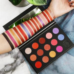 Wholesale ISO 22716 Smooth Matte Cream Eyeshadow Palette For Smokey Eyes from china suppliers