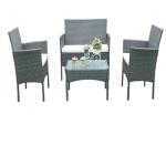 Garden Wicker Table And Chairs Plastic Wicker Sofa Set Rattan Patio Leisure