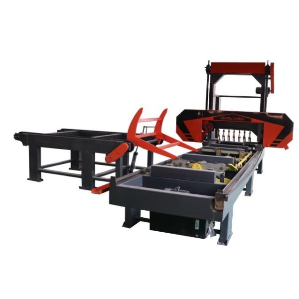 Automatic Hydraulic Wood Band Sawmill, Hydraulic automation Log Bandsaw Mill