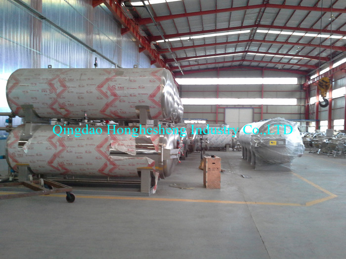 Rubber Roller Curing Autoclave Vulcanization Tank 1500mm To 4700mm 0.65MPa