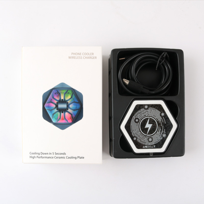 Refrigerated Magnetic Absorption Mobile Phone Wireless Charger 15W Fast Speed
