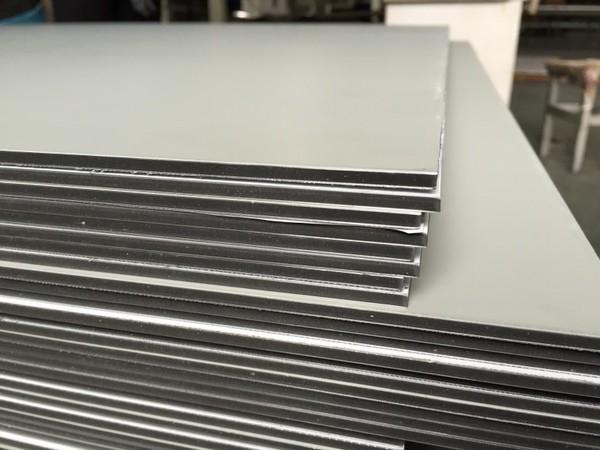 White Aluminium Composite Sheet Brushed Surface For Building Exterior Wall