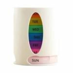 Pull Handy Pill Storage Box Travel Portable Detachable 28 Compartment Medicine