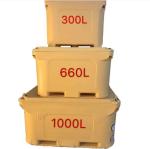 300 Liter Rotomolding Cooler Box Live Fish Storage Container With PU Insulation