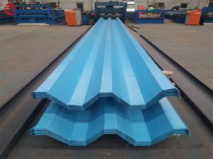 Wholesale Galvalume Corrugated Colour Coated Roofing Sheets ASTM A792 from china suppliers