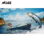 OEM Logo 1 Person River Fishing Kayak With Paddle And Aluminum Seat
