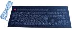Compact IP65 waterproof Industrial Membrane Keyboard / washable computer