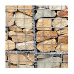 PE Coated Stone Cages Welded 1*1*2 Gabion Box for Retaining Wall Wire Gauge 2