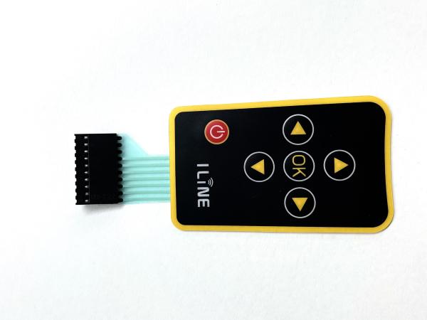 Conductive Silver Ink Printing Tactile Membrane Switch For WIFI Telecommunicatio