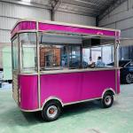 Electric Mobile Fried Chicken Combo Cola Beverage Truck by Ice Cream Milk Tea