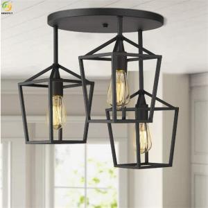 Wholesale Iron Pendant Light Home Art Baking Paint Black LED Nordic Pendant Light from china suppliers