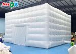 Mobile 8x8x4m Outdoor White Inflatable Air Tent For Happy Parties