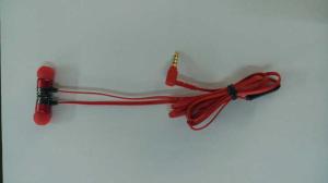 Wholesale in ear high quality earphone with mic in red color (MO-EM002) from china suppliers