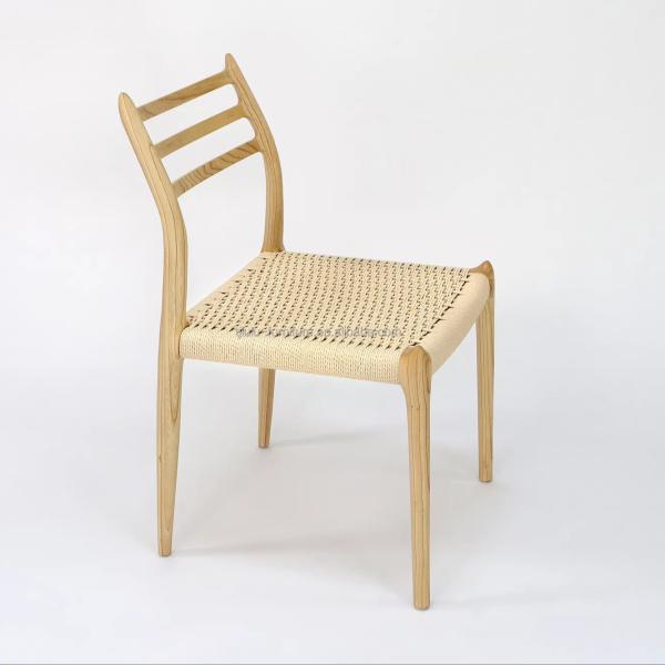 Comfortable Hand Woven Y Mail Packing Modern Style Outdoor Solid Wood Rope Chair