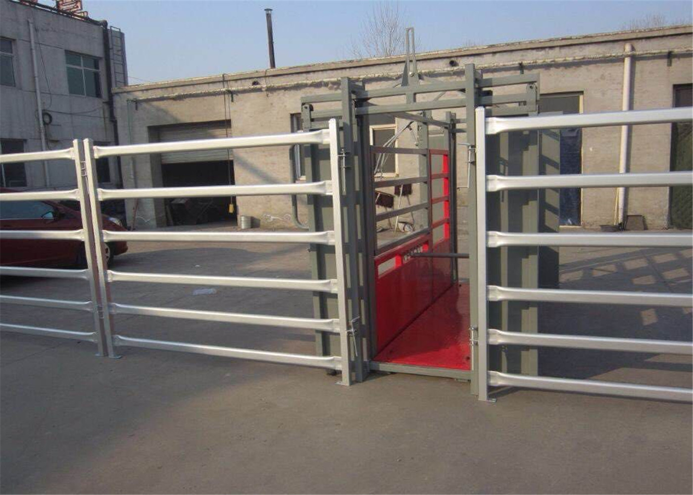 Galvanized Steel Cattle Yard Panels Cattle Rural Yard Fencing With Full Welding
