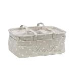 Personalized Diaper Caddy Basket , Portable Baby Diaper Organiser