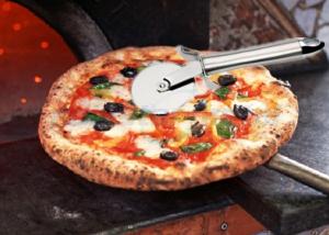 Wholesale Kitchenware Plastic Pizza Cutter Wheel Stainless Steel Pizza Knife Tool 154g from china suppliers