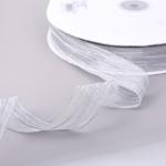 Gift Wrapping 25mm Organza Ribbon Korea 2.5cm Sheer Wired Ribbon