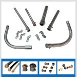 Zinc Die Casting Electrical Conduit Fittings 4 Inch EMT Coupling Set Screw Type
