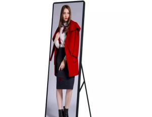 Wholesale P2.5 LED Poster Floor Standing Light Box HD Indoor Advertising RGB Full Color from china suppliers