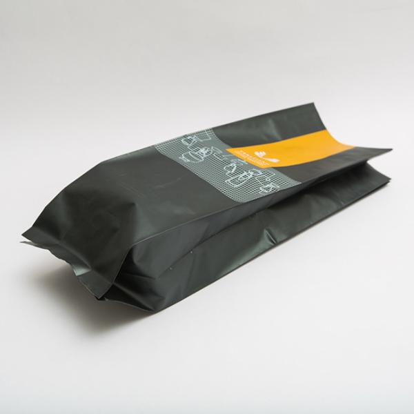102 Mic Coffee Packaging Bags With Air Valve 500g Custom Packaging Stand Up