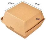 Biodegradable Burger Box Food Grade Customized Logo Fast Food Packaging Box