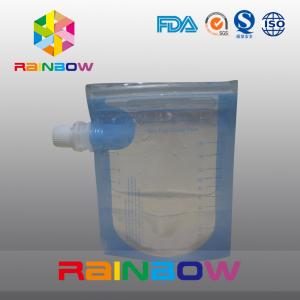 Wholesale Transprent Side Gusset Pouch for Water / Beverage , Doypack With Zipper from china suppliers