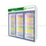 Commercial Beverage Refrigerator Glass Door Cooler With Variable Frequency