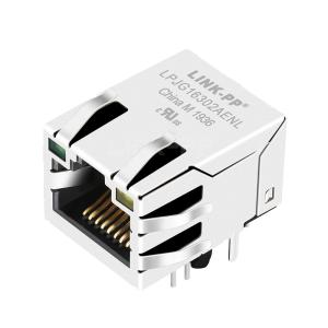Wholesale LPJG16302AENL 100/1000 Base-T Single Port RJ45 Magnetic Jack Tab UP Green/Yellow Led from china suppliers