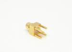 Staight PCB Circuit Board MMCX Small Coaxial Cable Connectors 50Ω Impedance