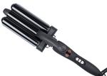 Professional Three Barrel Hair Waver With LCD Temperature Display