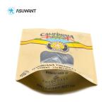 Biodegradable Fda Kraft Paper Zipper Bags Small Weed Packaging Weed Craft