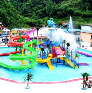 Wholesale Weather Proof Outdoor Water Play Equipment Outside Water Park For Families from china suppliers