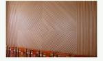Interior Decorative PVC Wall Ceiling Panel Square Wood Grain Texture
