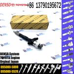 TOYOTA 2KD 2KD-FTV common rail injector 095000-5881 23670-30050 for toyota hiace